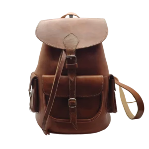 Handcrafted Genuine Leather Backpack: Superior Quality Craftsmanship